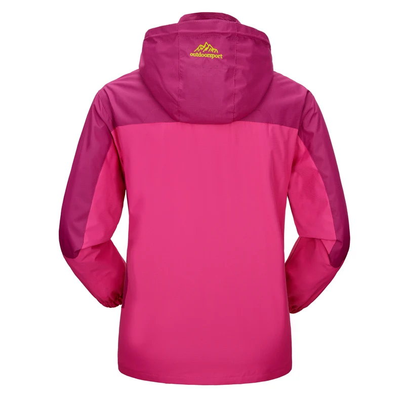TRVLWEGO Female Windbreaker Outdoor Jacket Travel Women Water Resistant Climbing Camping Hiking Coat Trekking Fishing Clothes