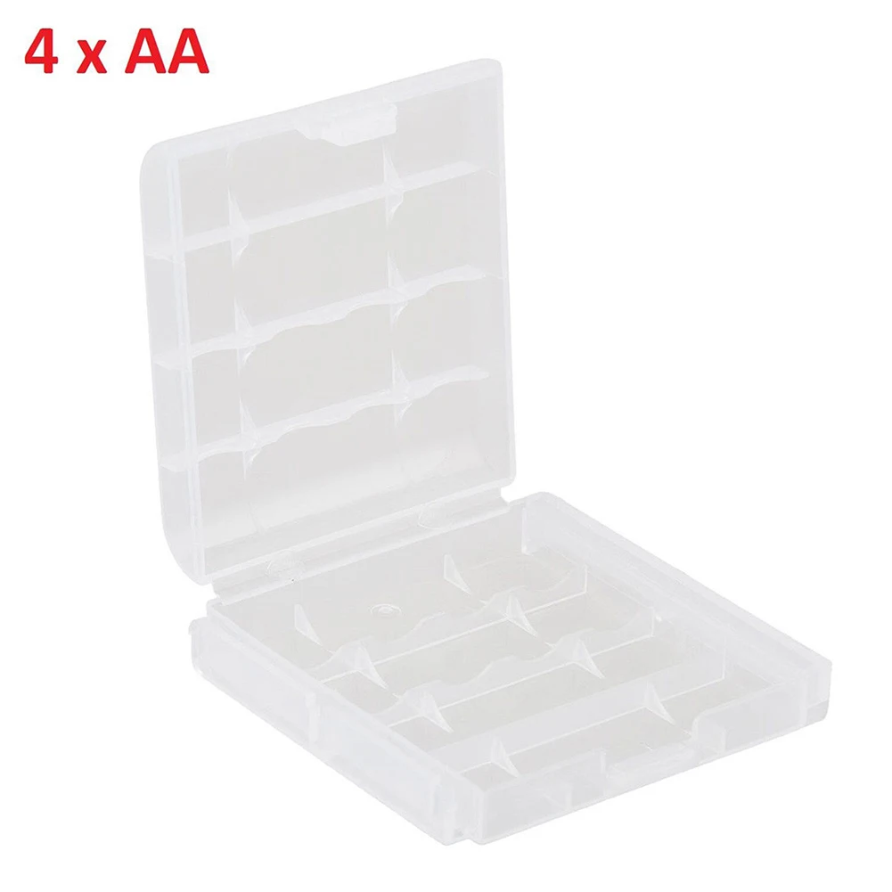 10 X Battery Plastic Protecting Case Cover Holder AA AAA Battery Storage Box Container Organizer For 4xAA 5xAAA Batteries