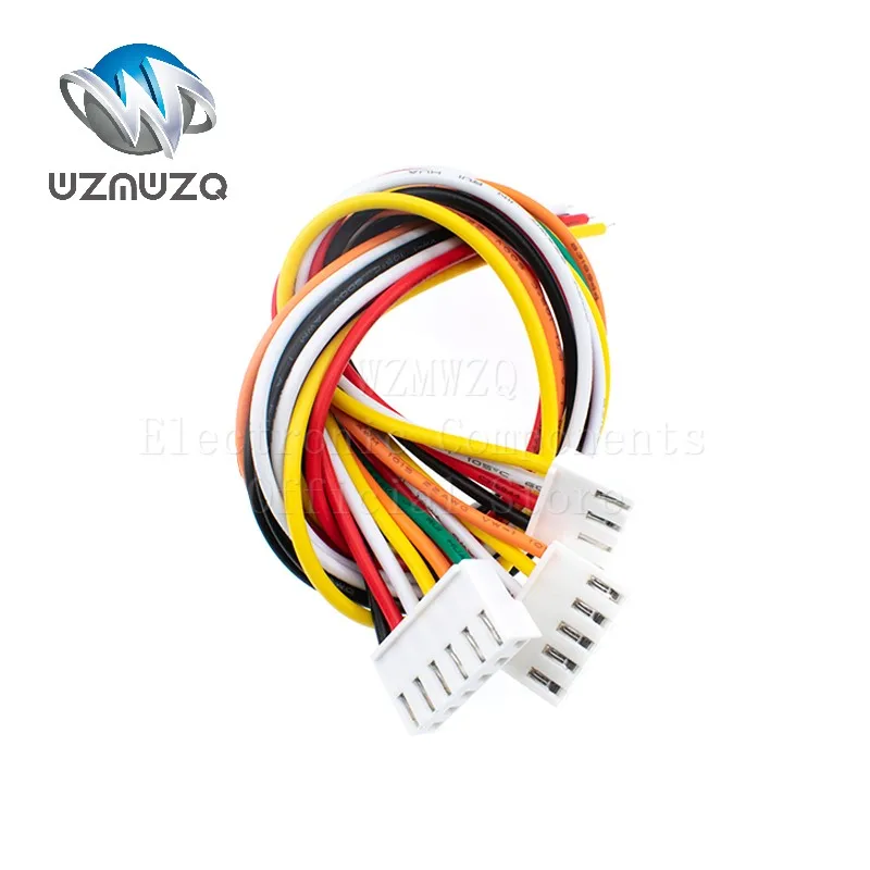 10PCS VH VH3.96 2/3/4/5/6 Pin Female Housing Plug Connector With Wire 22AWG 20cm 2p 3p 4p 5p 6p 3.96MM Single Head Tinned Cable