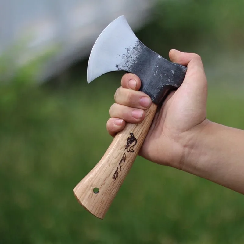 High-carbon steel Axe Chop Wood Sharp Durable Camping Portable Forged Woodworking Outdoor Axes Professional Hand Tools