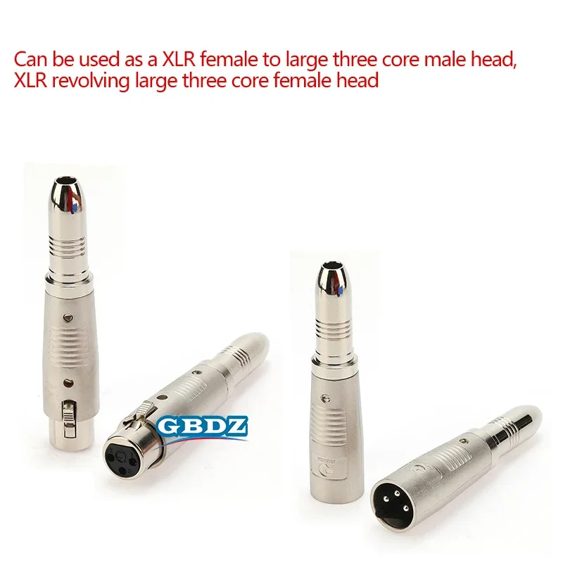 

6.35mm TRS to XLR Female Adapter Balanced to Unbalanced Audio Signal Converter Gold-Plated Core Anti-Interference for Mic & Mixe
