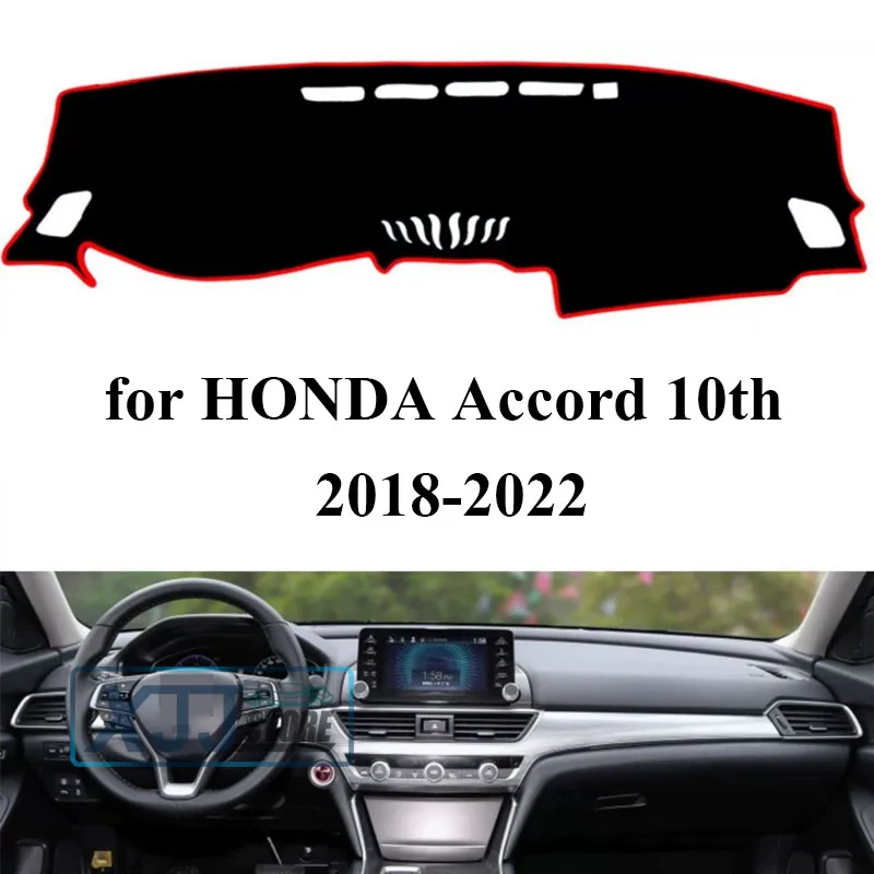 

for Honda Accord Civic 11th 10th 9th 7th 2023 2024 2022 2021 2019 2015 Car Dashboard Cover Center Console Cover Dash Mat Carpet