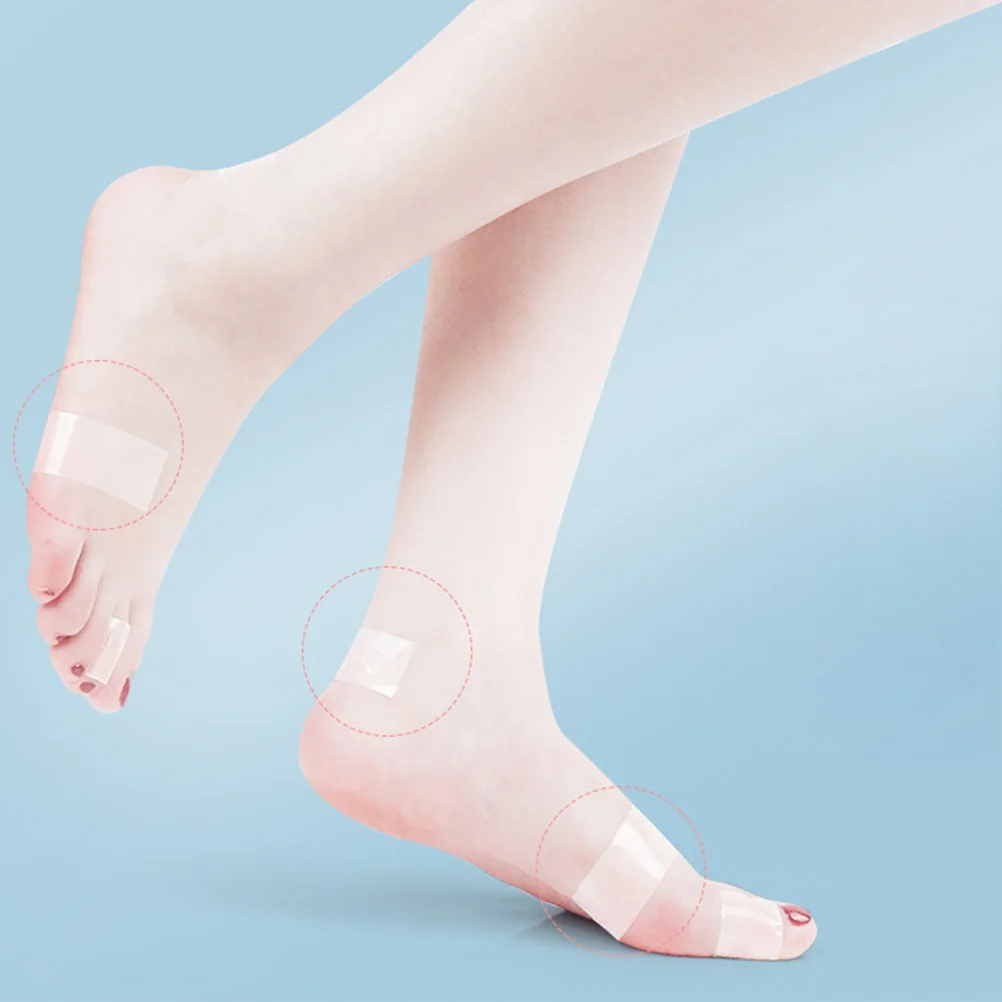 2 Rollen Anti-Verschleiß-Fußaufkleber, Pflegepads für hohe Fersen, Schuheinlagen, transparentes Fersenband, Schutz für Fußpflege-Werkzeuge