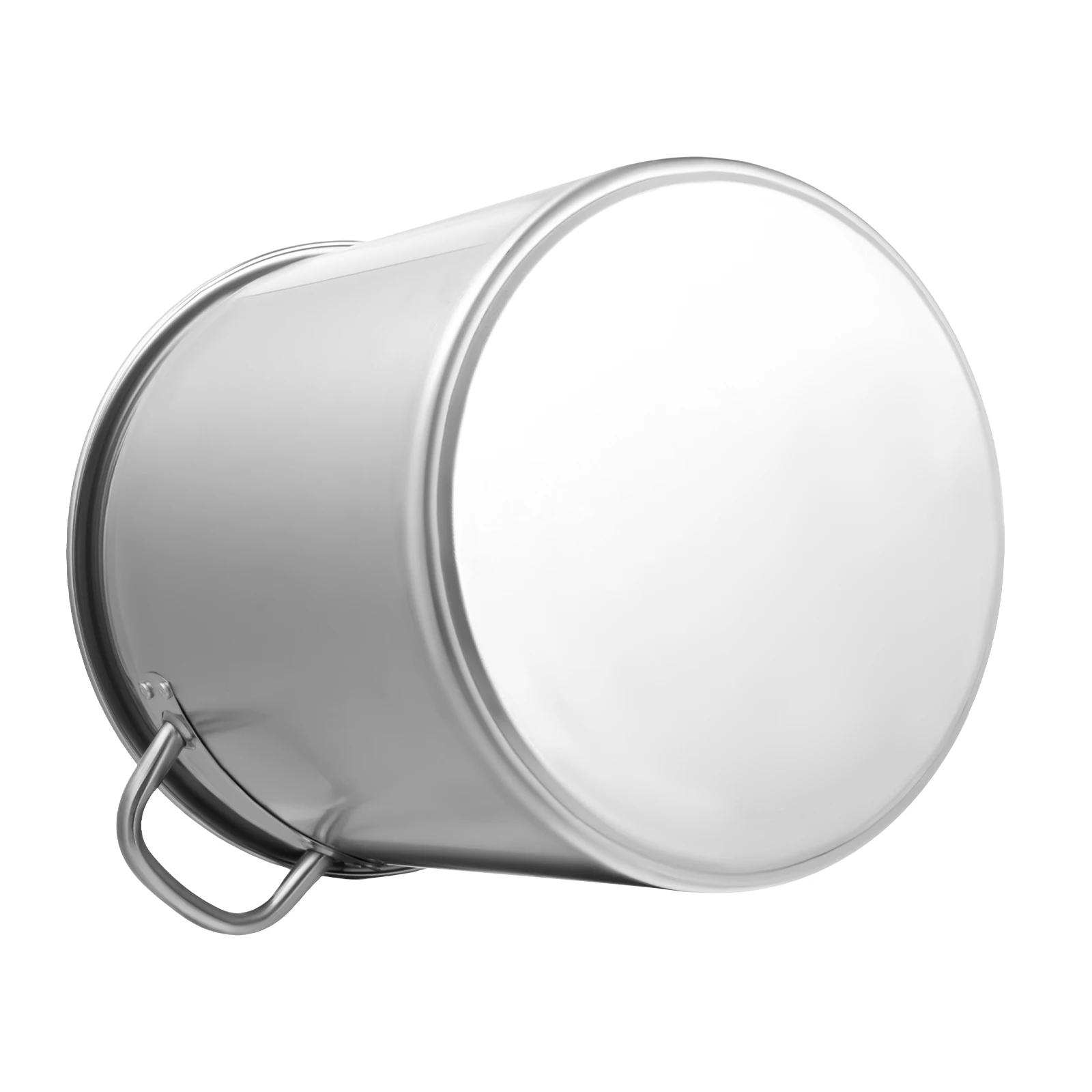 뚜껑이 있는 35L 스테인레스 스틸 버킷, 다양한 액체/고체 품목을 보관하기 위한 다기능 용기