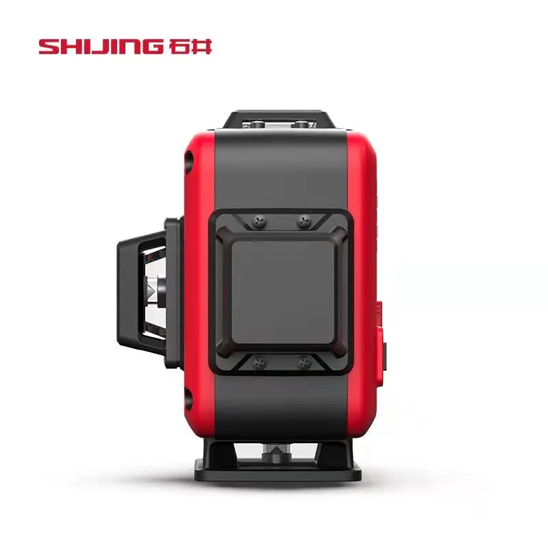 SHIJING 7859F 3D Cross Line Green Beam 3X360 Laser Level With Hard Carry Case & Remote Control Functions