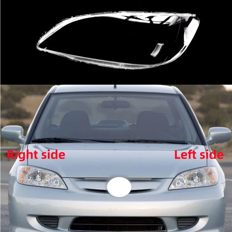 

For Honda Civic 2003 2004 2005 Car Headlight Shell Replacement Headlight Cover Headlamp Lens Headlight Glass