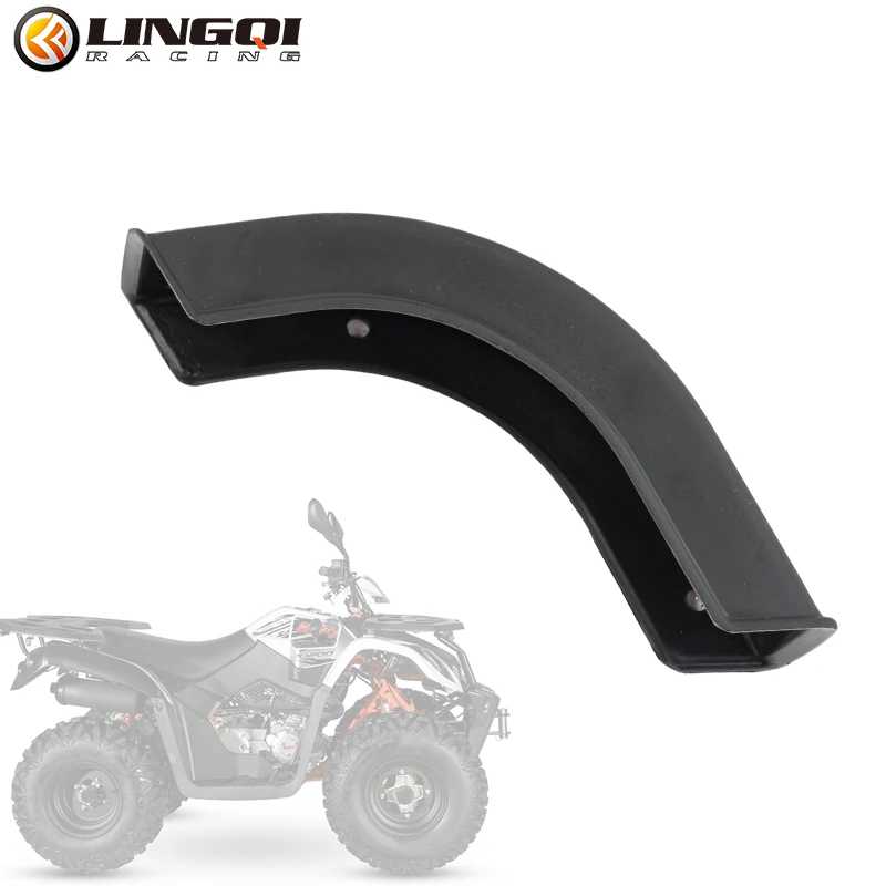 LYNNCHI Electric Motorcycle Chain Guard Black Plastic Shield Protection Cover Fender For Scooter Pit Dirt Bike ATV Quad Parts