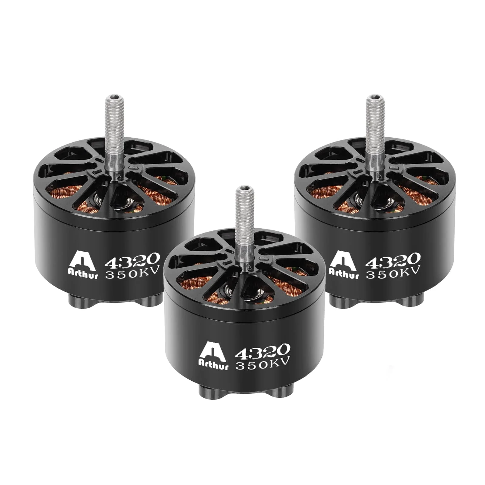 4 PCS Flashhobby A4320 350KV 6-12S Motor sem escova de alta velocidade para modelo de drone RC FPV de longo alcance X-Class