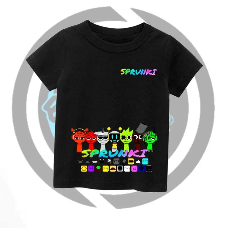 Baju Anak Kaos Anak Laki-Laki Dan Perempuan Incredibox Sprunki-image