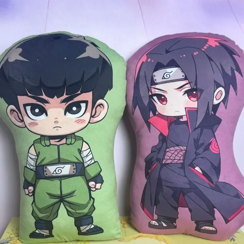 Cartoon anime periphery Humanoid Throw Pillow Sasuke Sakura Itachi Kakashi Cute Plush Doll Cushion Children's Gift