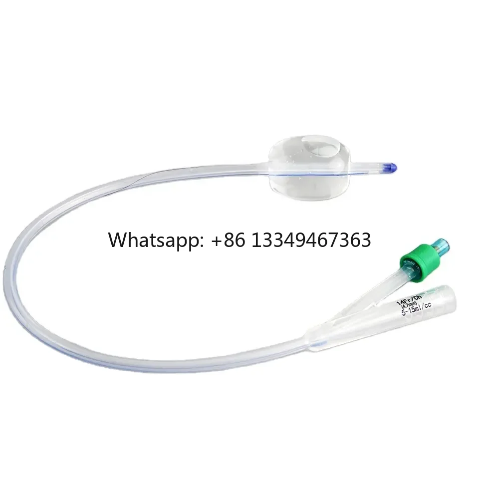 Fast delivery double lumen silicone sonda foley siliconada fr6 Good quality