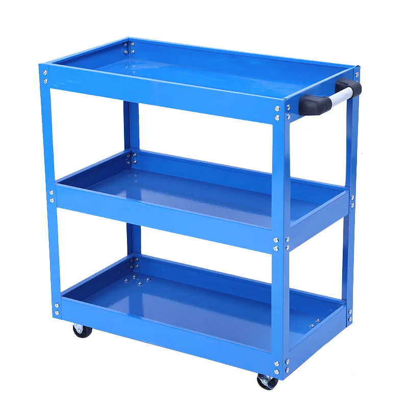 

3 Tier Organizer Tool Box Thickening Portability Workshop Tool Cart Mobile Multifunction Auto Repair Tool Trolley For Garage