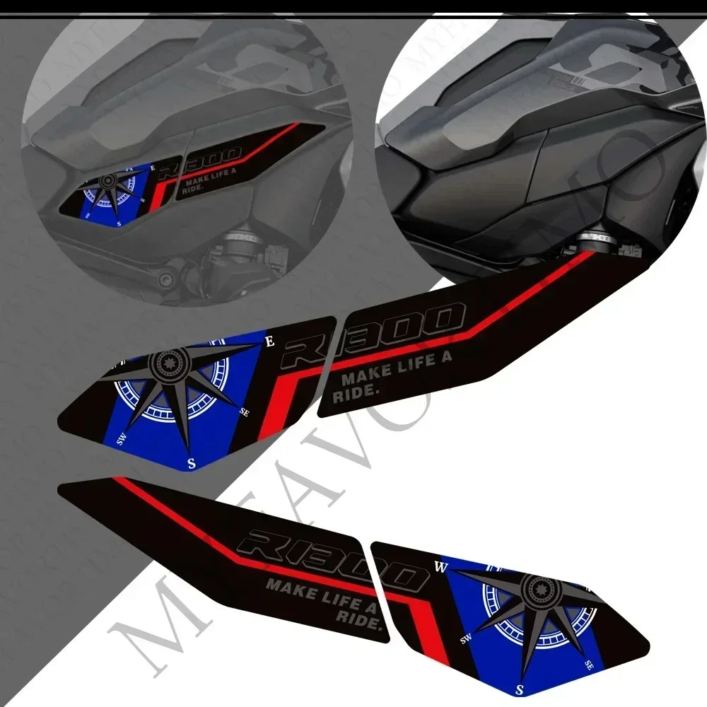 

r1300GS For BMW R 1300 GS ADV Adventure Tank Pad Gas Fuel Oil Protector Stickers Decals Beak Front Fender 2023 2024