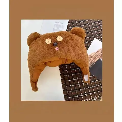 Kawaii Anime Despicable Me Minions Plüsch Tim Bär Dave Stuart Puppe Jerry Spielzeug Warme Kopfbedeckung Weiche Geschenk Hut Karte Für Kinder