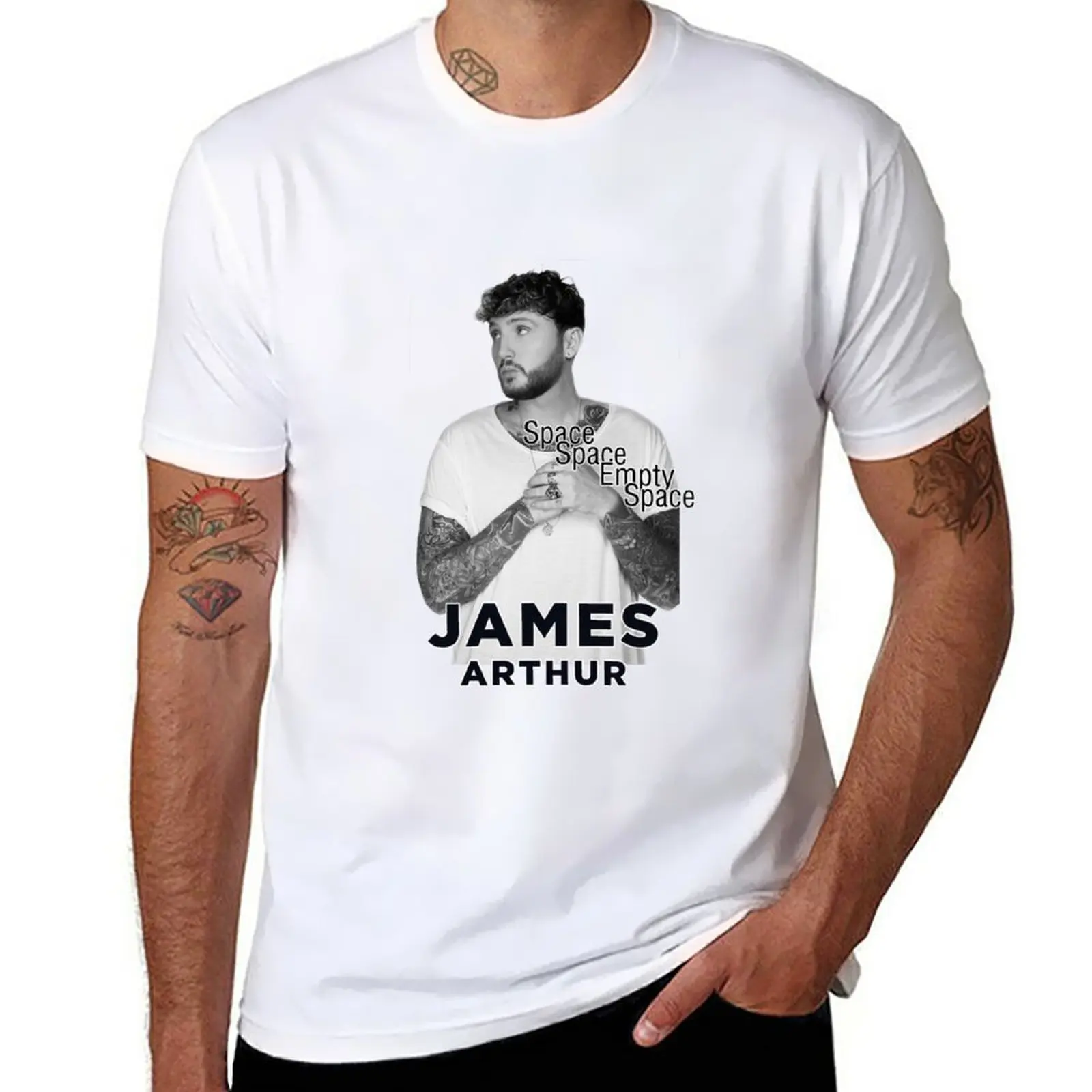 New James Arthur Empty Space T-Shirt plus size tops graphics t shirt plus size t shirts sublime t shirt t shirt for men