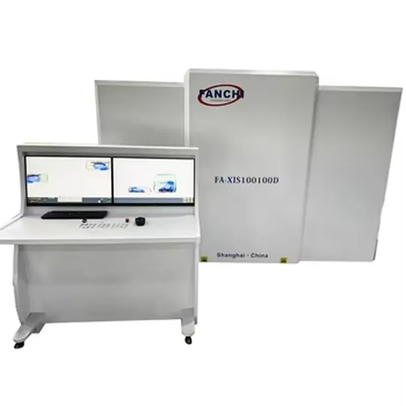 FA-XIS8065D X Ray Baggage Scanner Dual Screen Security Inspection Machine for Airport Station Logistics