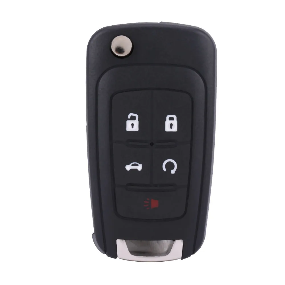 

5-кнопочный автомобильный пульт дистанционного управления, брелок с чипом для CHEVROLET CAMARO CRUZE MALIBU SONIC GM, ключ с чипом входа
