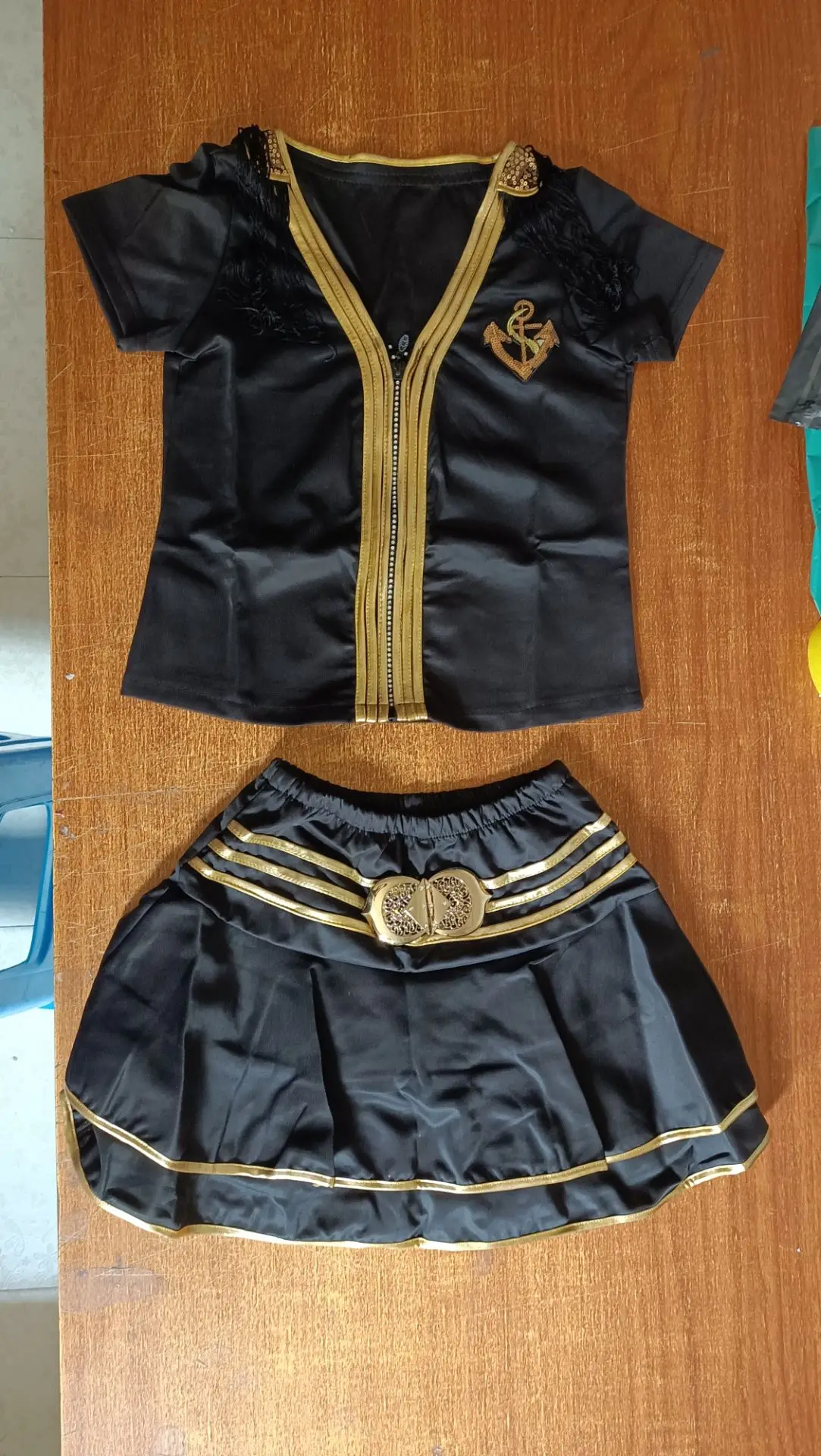 Sexy Navy Police Women's Costume Nightclub Set Massage Therapist Work orm Ele Outfit loween Roleplay Ensemble