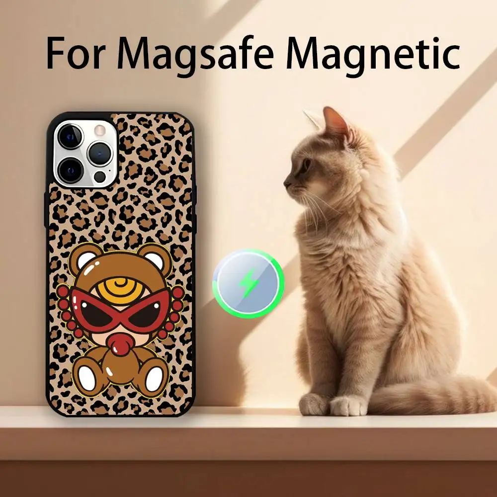 حافظة هاتف H-Hysteric M-Mini لهاتف iPhone 17,16,15,14,13,12,11,Pro,Max,Plus,Mini,SE4,E شحن لاسلكي Magsafe مغناطيسي