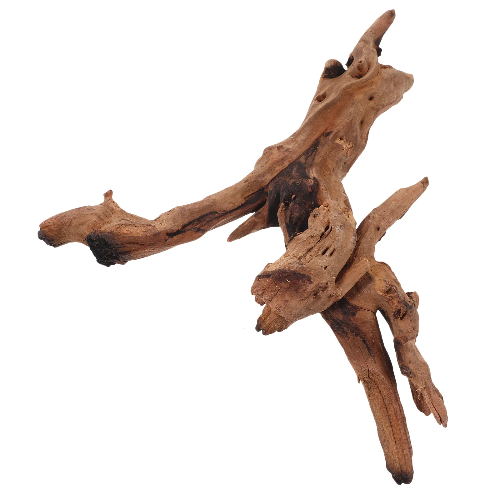 Fish Tank Aquarium Dead-wood Landscape Wooden Ornament Random Shape (20-25cm) fish tank log