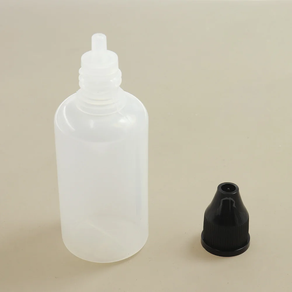 PE Plastic Squeezable Tip Applicator Bottle Refillable Dropper with Tip Caps Oil Bottles 5ml 10ml 20ml 30ml 50ml 100ml 120ml