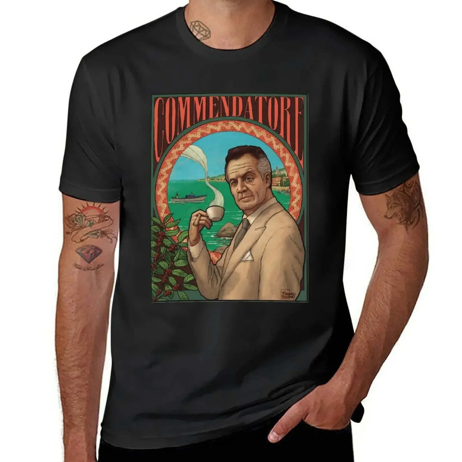 Commendatore---The-Sopranos T-Shirt essential t shirt sports fans vintage anime shirt anime figures plain white t shirts men