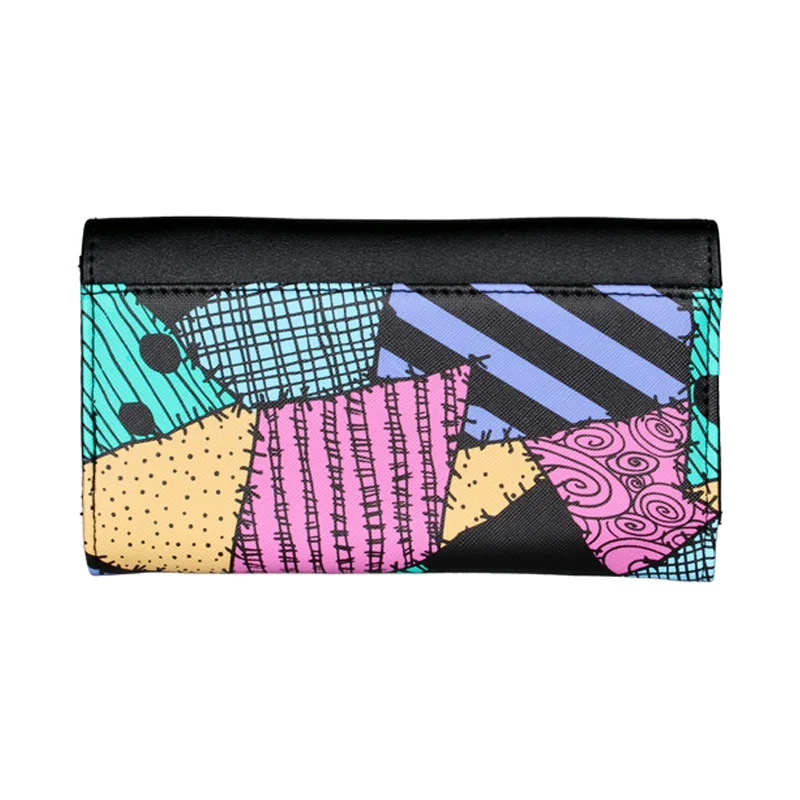 Christmas Gift High-Quality Printed Trifold Wallet Fashionable Large Capacity Card Holder Coin Purse