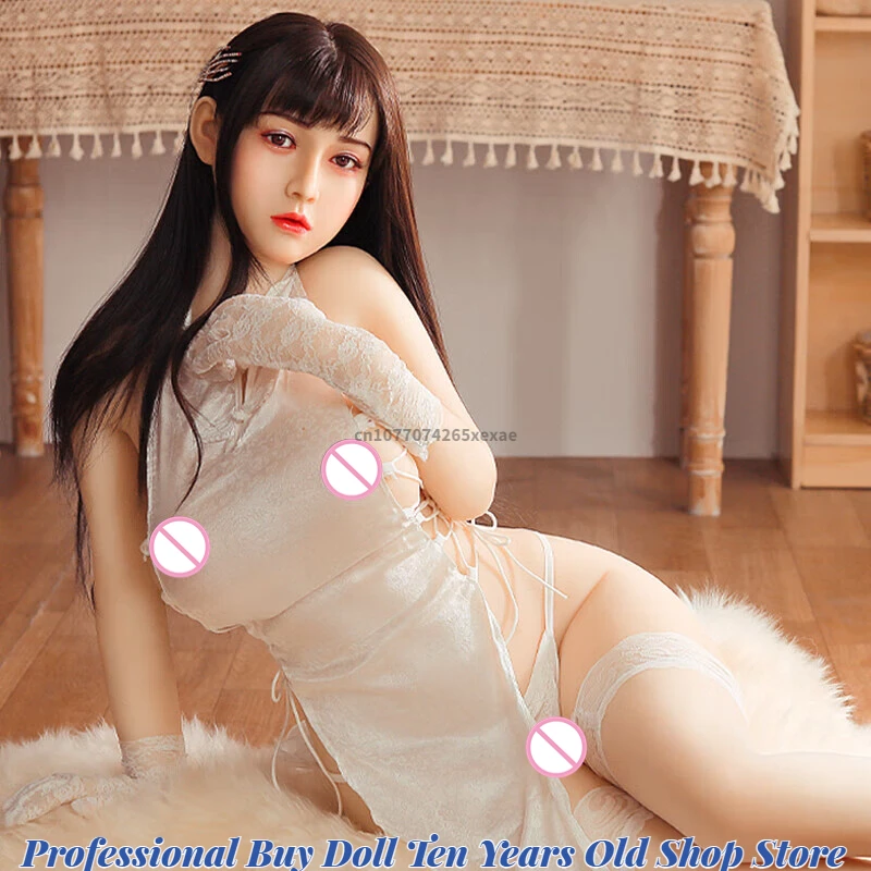 FODRK Top Beauty Realistic Sex Dolls Japanese Korea Sweet Silicone Real Doll Oral Anus Vaginal Sex ToysTrue Size Adult Products