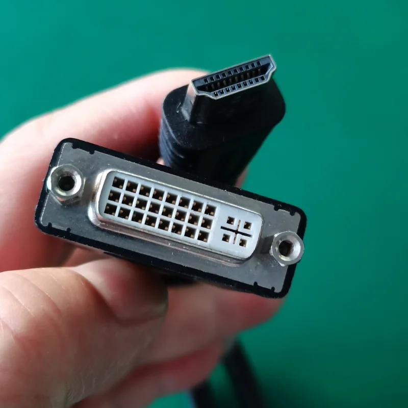 Cable HDMIM a DVI F bidireccional HDMI macho 24 + 5 adaptador hembra DVI convertidor 1080P para Xbox HDTV DVD LCD Cable DVI a HDMI