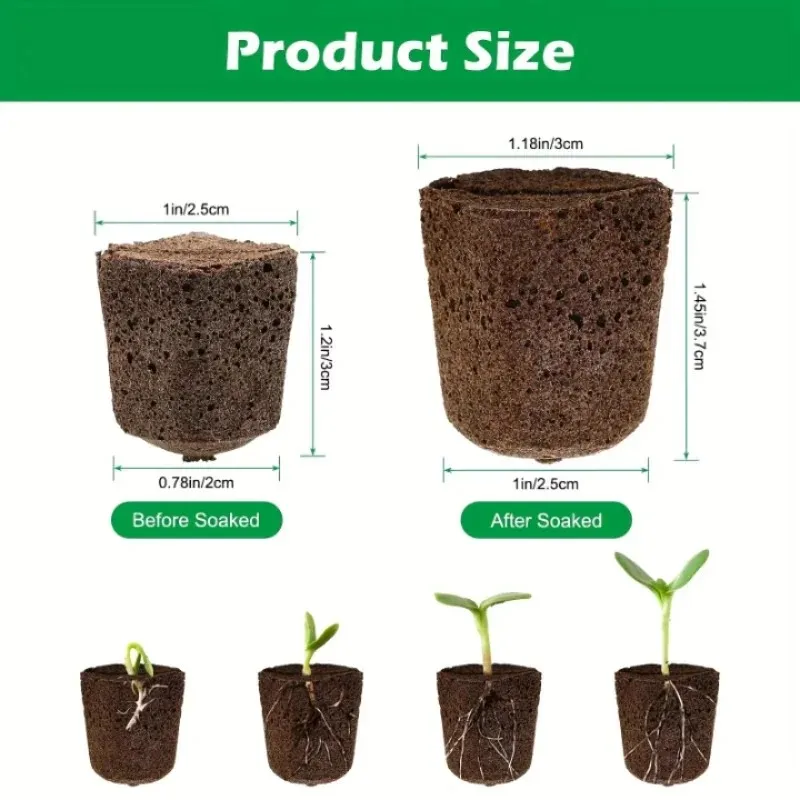 2026 Latest Models Seedling Starter Grow Sponges Kit - Replacement Root Grow Sponges Compatible with iDOO And Most Seed Pods