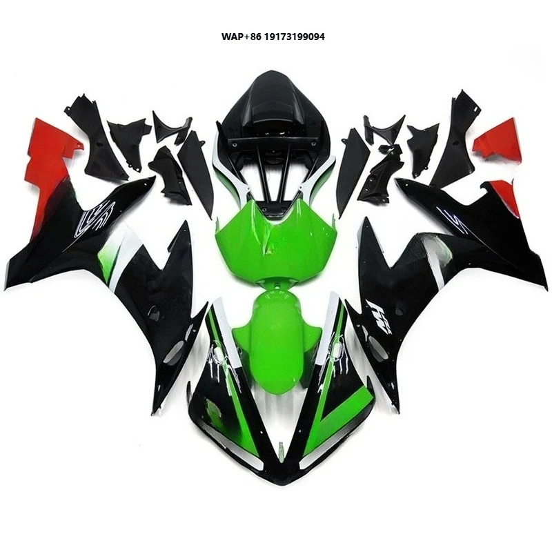 

Aftermarket Fairing Kit For YZF R1 2004 2005 2006 Green Black Painted