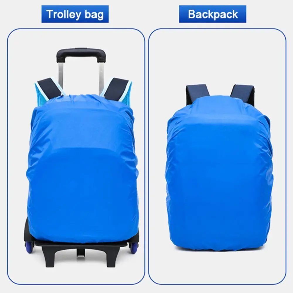 Accessories 190D Polyester Backpack Rain Cover Blue Black Reusable Bag Cover 35L 45L 60L 70L Outdoor Bags