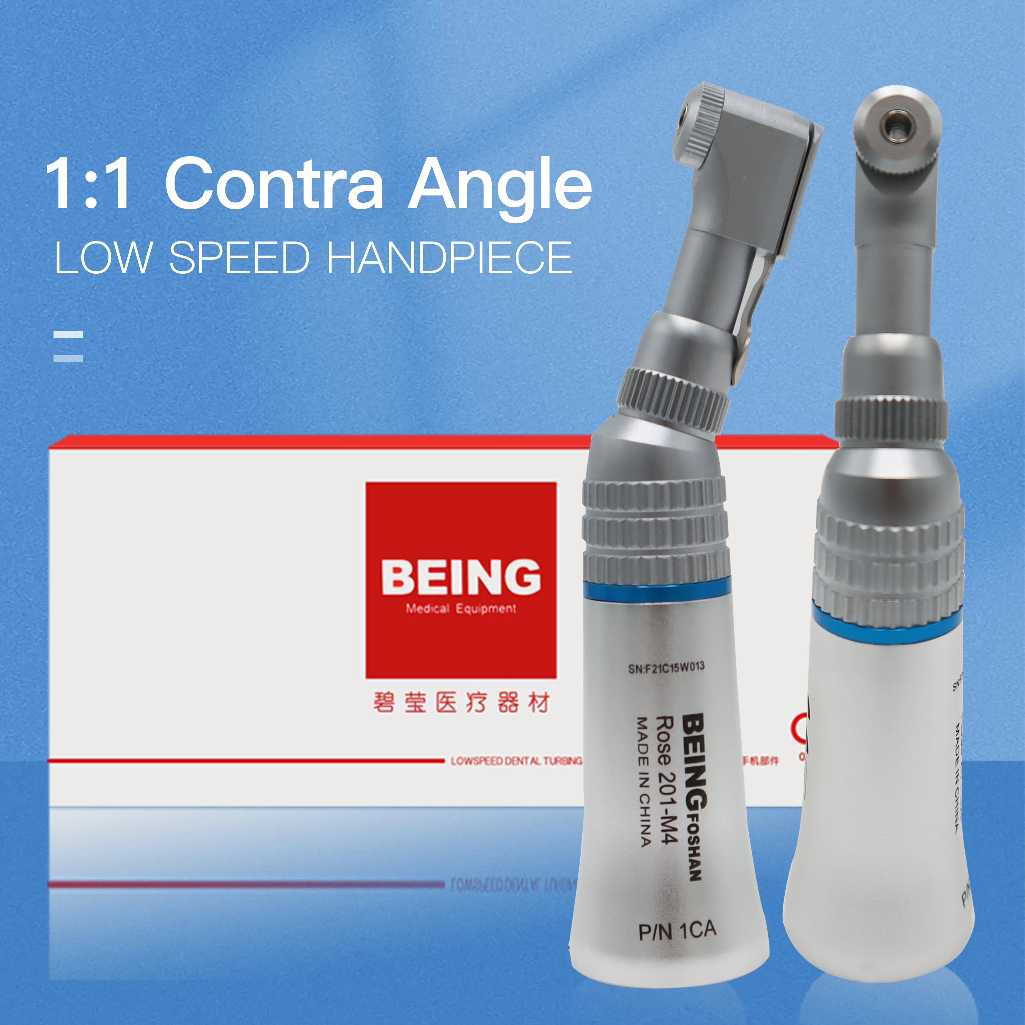 Foshan Best Seller High Quality Factory Price Being 1: 1 Contra Angle Chuck Type Low Speed Dental Handpiece