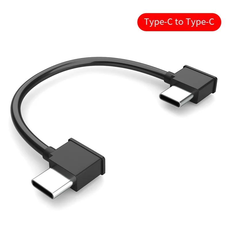For DJI Mavic Air 2 Mini 2 15Cm USB-C To Type-C Right Angle Connector Data Charging Cable Cord
