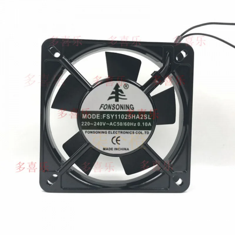 

ZMZM 1 шт. для вентилятора FONSONING FSY11025HA2SL AC 220 В 11025 11 см охлаждающий вентилятор для шкафа 2 провода