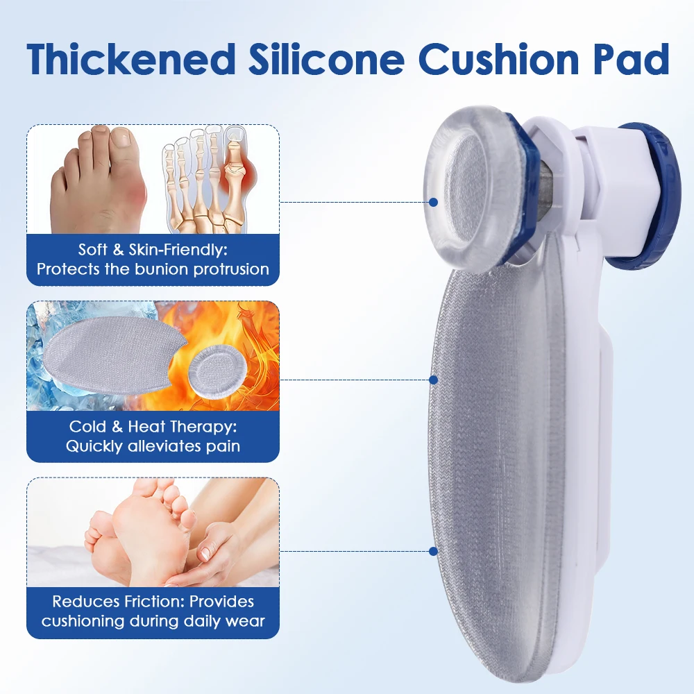 

1 шт. Ортопедический корректор для большого пальца стопы, фиксатор для вальгусной деформации, выпрямитель для пальцев ног, корректирующий бандаж для пальцев ног, ортопедический бандаж для педикюра