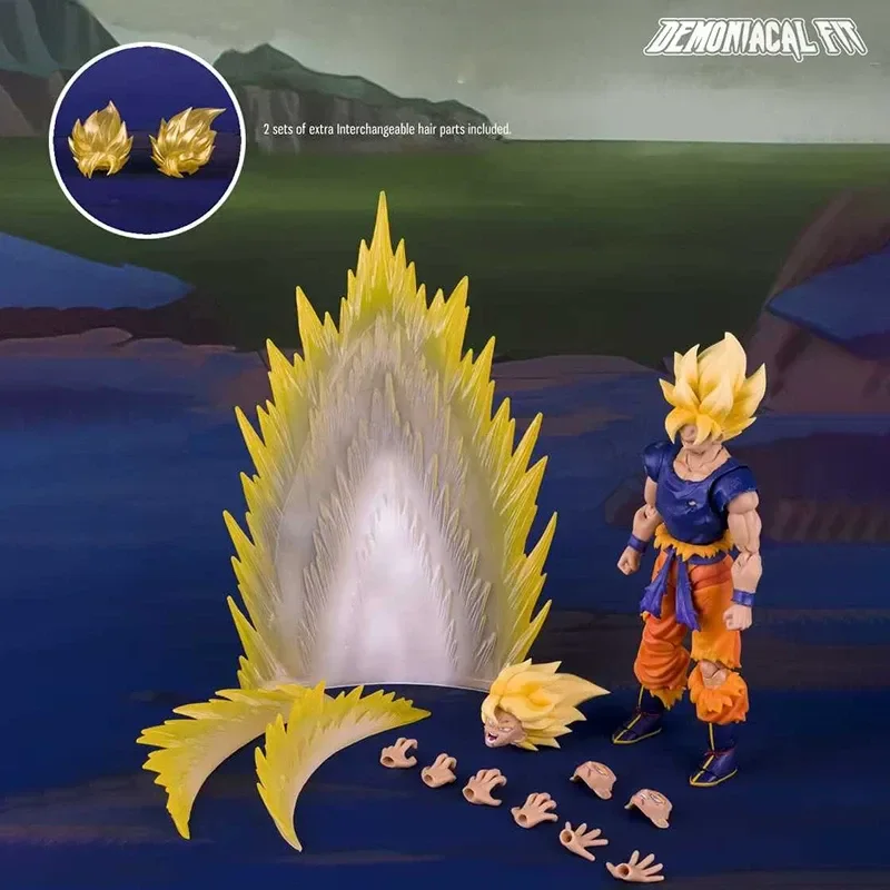 

Demoniacal Fit Dragon Ball Z Son Goku Фигурка животного Rage Awakening Battle Damage Shf Экшн-модель Украшение Коллекция Игрушка в подарок