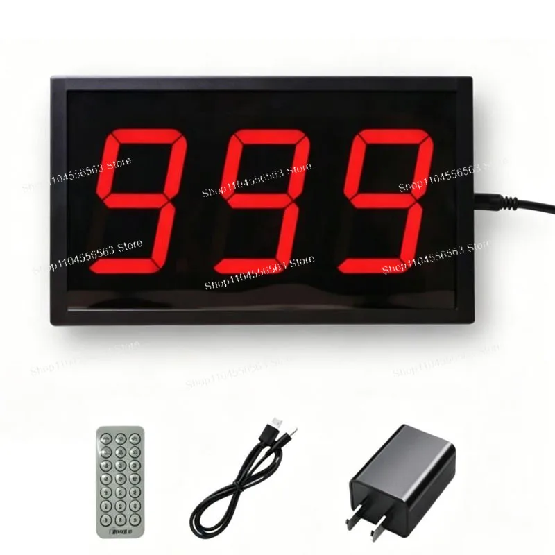 Electronic Countdown Timer with Remote Control Days Weeks Months Years Count up down Desk Clock Timer Red