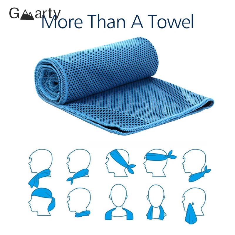 1PC Cool Towel New Ice Cold Enduring Running Jogging Gym Instant Cooling Outdoor Sports Towel Swimming Towels