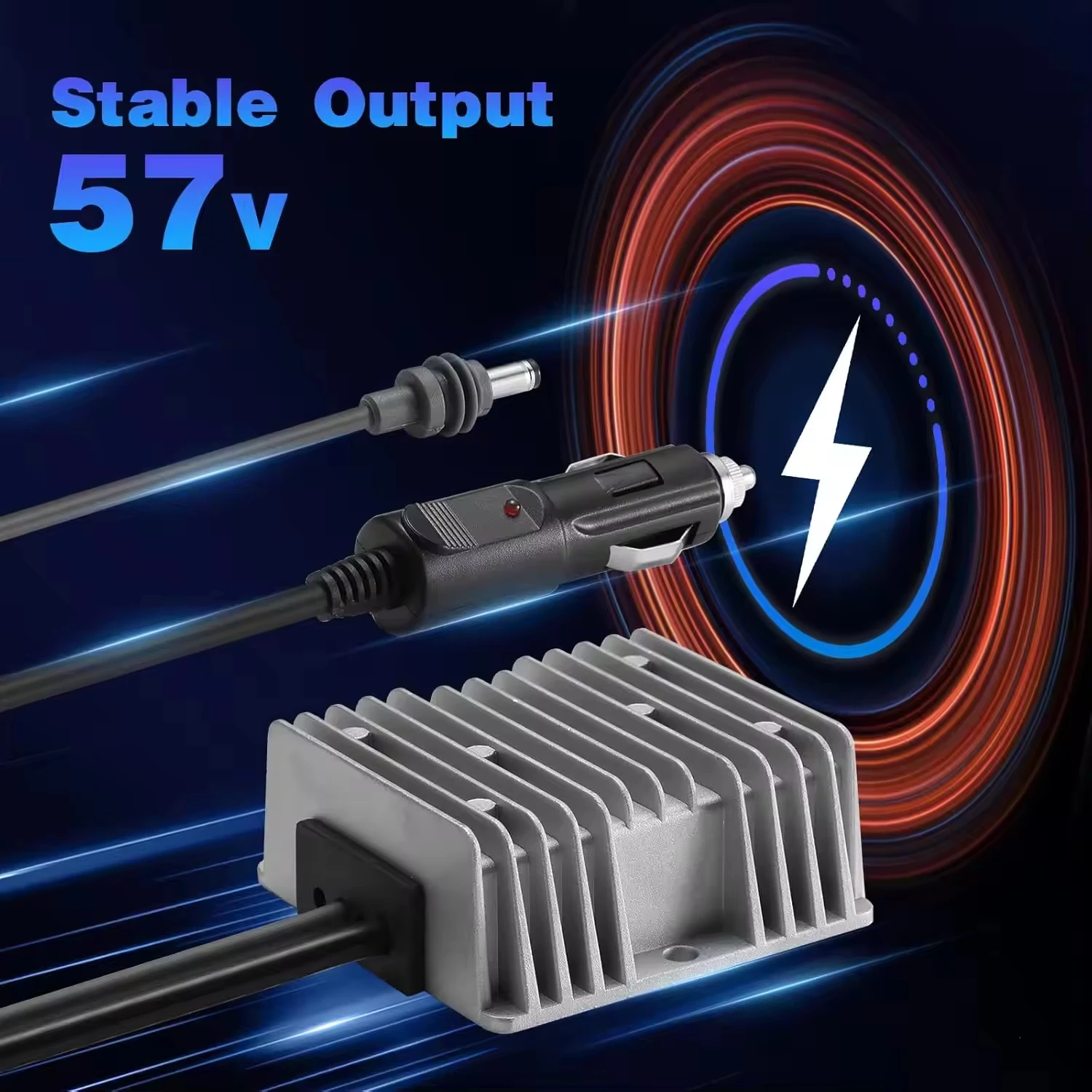 For Starlink Gen 3 Cigarette Lighter Power Adapter 12V/24V to 57V 4.5A DC Booster Step-up Converter for Starlink Gen3 V3 Router