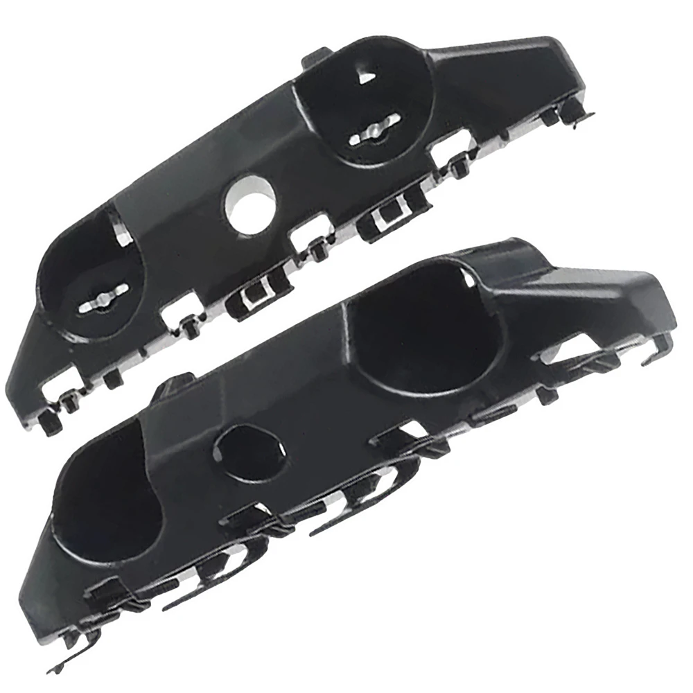 1 Pair RH+LH Car Front Bumper Support Bracket Black for Nissan Versa Note 2014 2015 2016 2017 2018 2019 62225-3VY0A