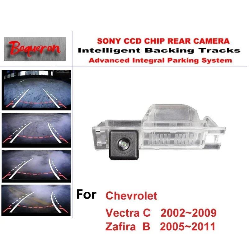 Für Chevrolet Vectra C 02 ~ 09 Zafira B 05 ~ 11 CCD Auto Backup Parkplatz Kamera Intelligente Tracks dynamische Beratung Rückansicht Kamera