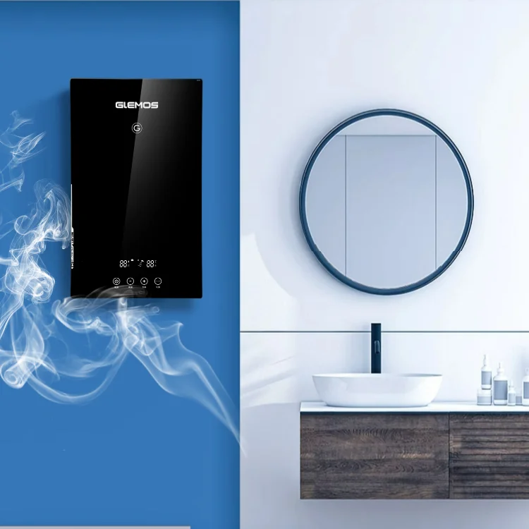 New Arrival 7KW Tankless Electric Hot Water Heater Plastic Housing for Shower Kitchen Bathroom Household Hotel Use Wall-Mounted