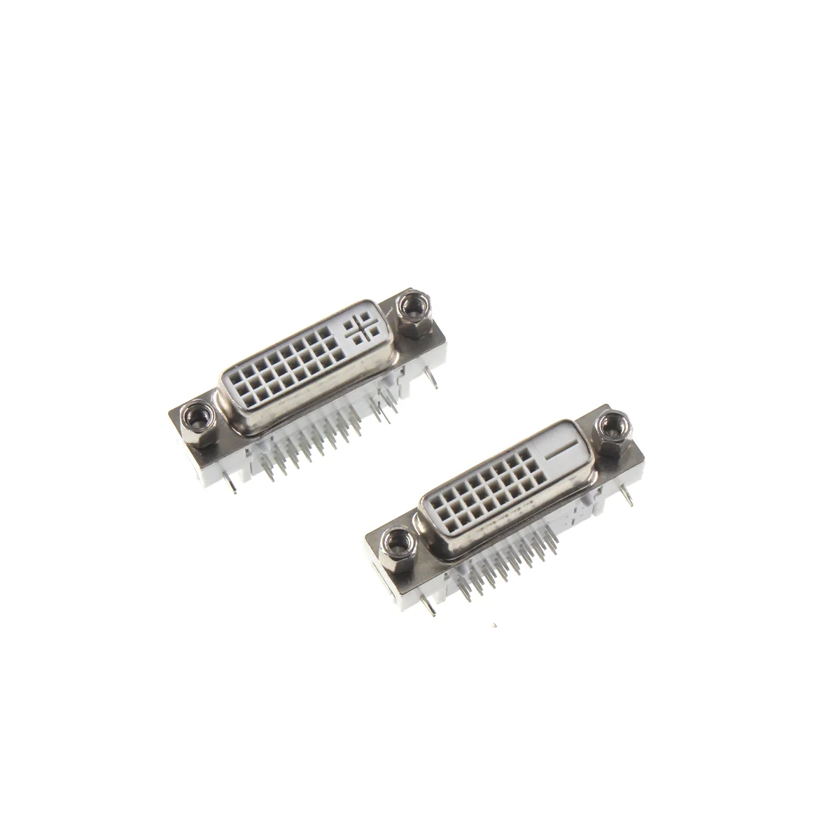 DVI24+1 DVI24+5 interface 90 degree 180 degree straight leg bent leg horizontal computer monitor socket plug board