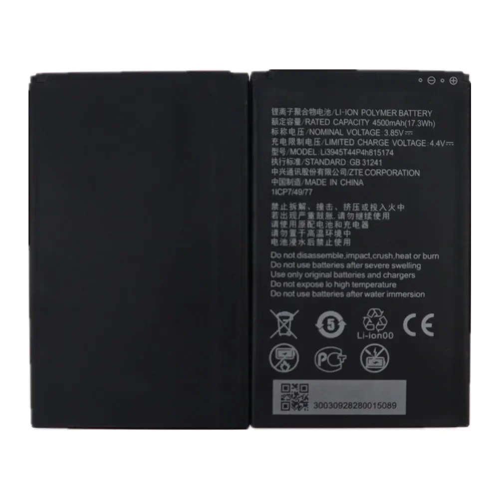 Li3945T44P4h815174 Original Battery For ZTE MU5001 5G Wifi MU5002 Wifi6 Portable Wireless Router Router Battery Bateria In Stock