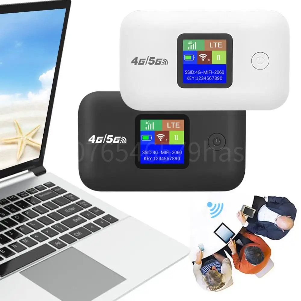 

Portable Wireless Modem 3000mAh Mini Outdoor WIFI Hotspot with SIM Card Slot Wireless Portable Router Mobile Pocket WiFi Router