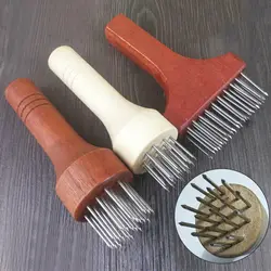 Stainless Steel Belly Pork Skin Crispy Hand Tool Hole Hammer Needle Poke Pointed Needle Fast Tenderizer Loose Steak Kitchen Tool