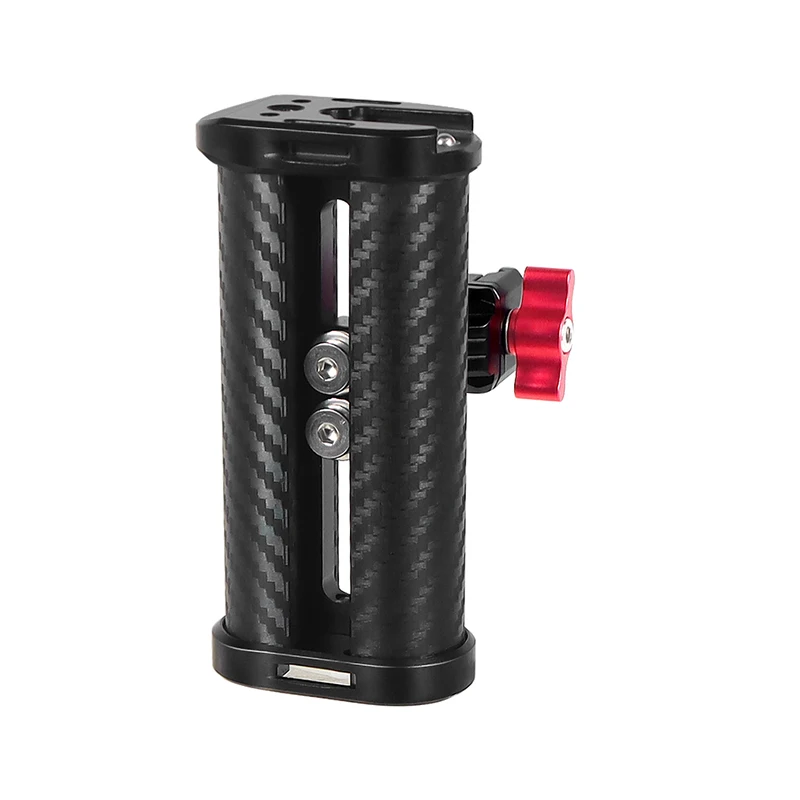 Leichte NATO-Schienenklemme, seitlicher Griff oben, Schnellverschluss-Aluminiumlegierung für Sony Canon Nikon DSLR-Videokamera-Käfig-Rigs – Detail 18