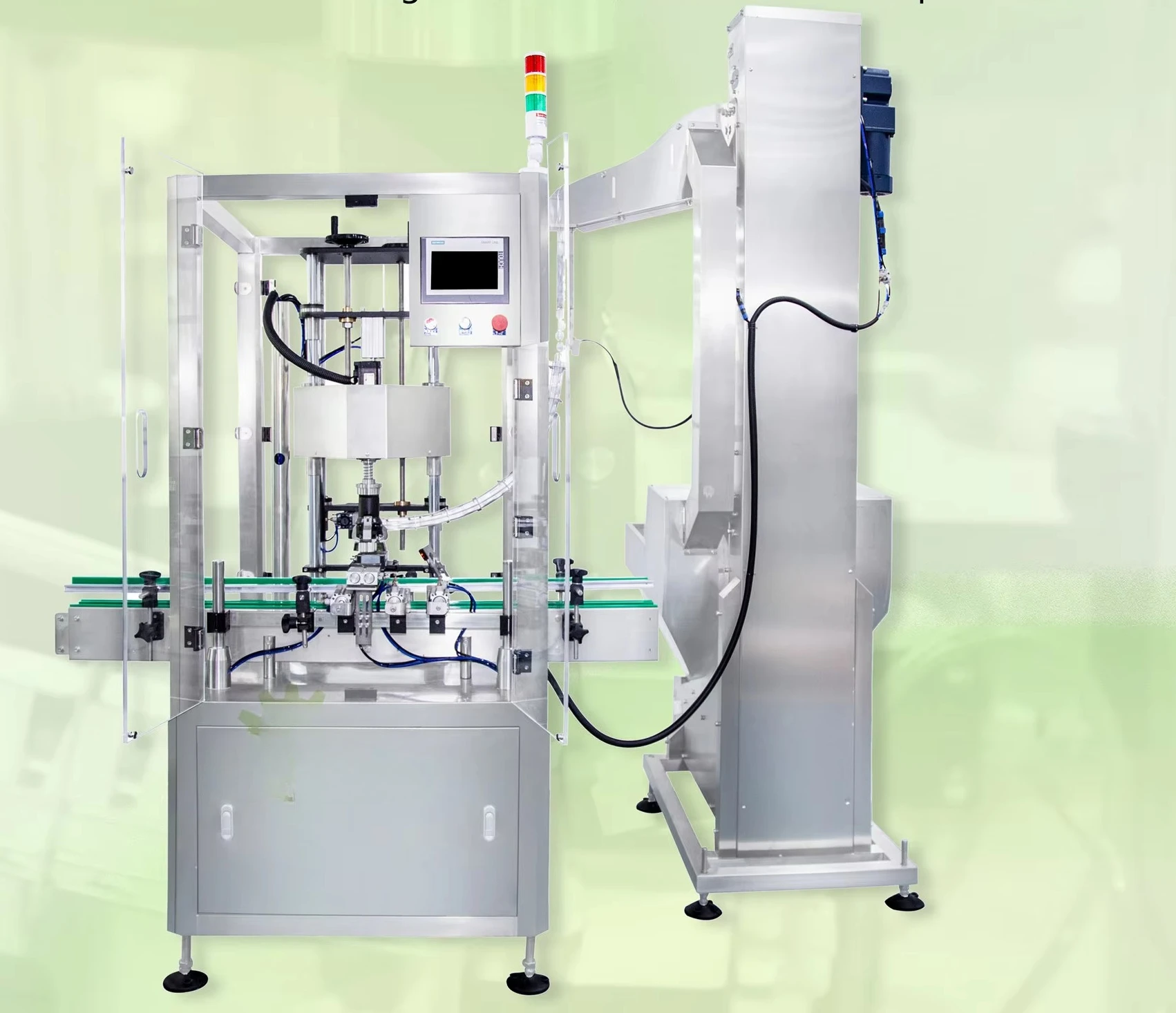 Automatic bottle cap sealing machine Single head detergent Plastic bottle cap screw sealing machine