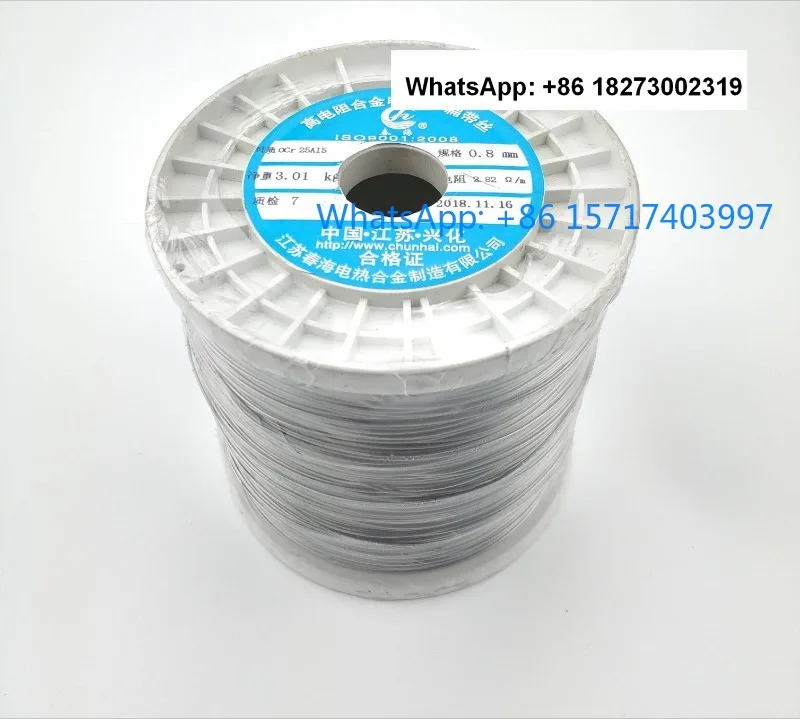 

Нагревательная проволока из высокопрочного сплава. Высокотемпературная железная хромированная алюминиевая проволока. Режущая пенопластовая губка 0Cr25AL5.